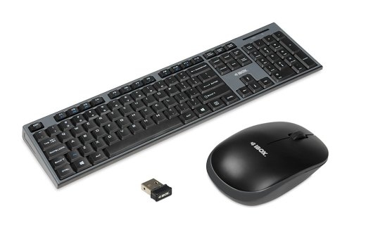 Wireless keyboard + mouse ser IKMS606W black
