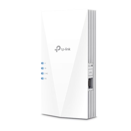 TP-LINK AX1800 Wi-Fi 6 Range Extender RE600X 802.11ax 2.4GHz/5GHz Ethernet LAN (RJ-45) ports 1 MU-MiMO Yes no PoE Antenna type 2xInternal
