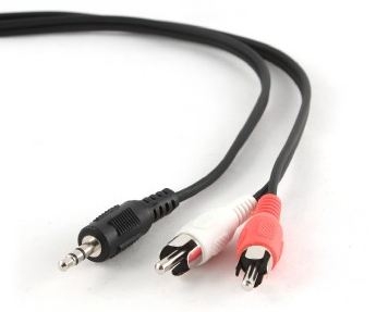Cablexpert 2.5m, 3.5mm/2xRCA, M/M 3.5mm 2 x RCA