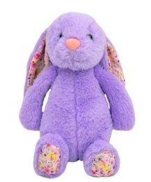 Mascot Mikhail Bunny purple 25 cm