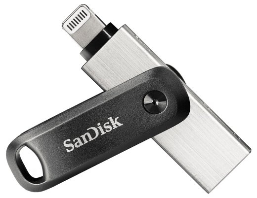SanDisk iXpand USB flash drive 64 USB Type-A / Lightning 3.2 Gen 2 (3.1 Gen 2) Black, Silver