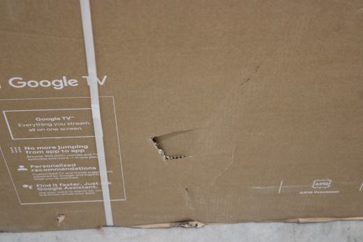 SALE OUT. TCL 65V6C 65" (165 cm) LED 4K TV SALE OUT. TCL LED 4K TV 65V6C 65 Smart TV Google TV Black DAMAGED PACKAGING