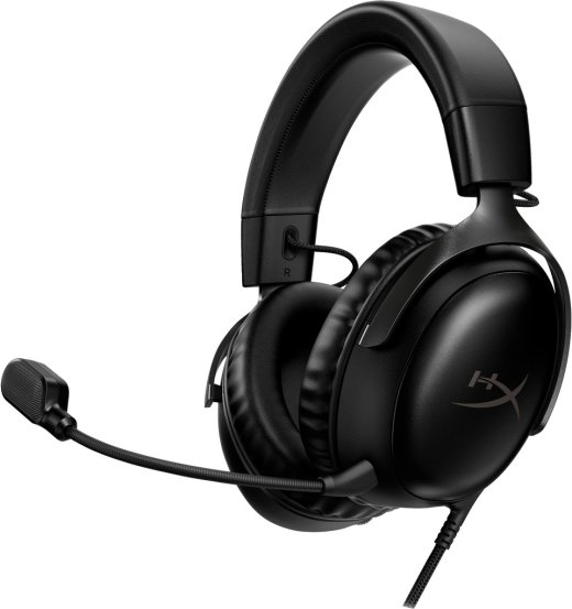 Headset HyperX Cloud III Black Gaming 727A8AA