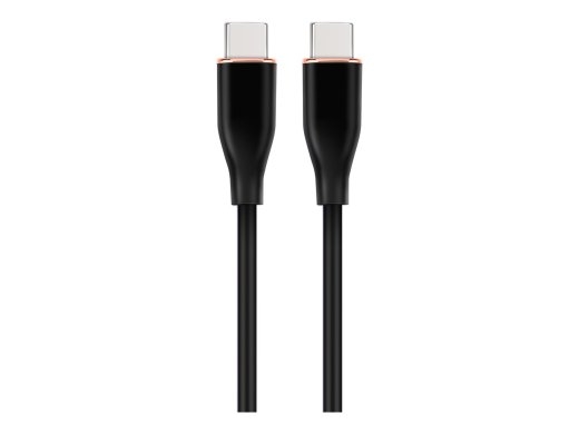 Cablexpert Premium Silicon Type-C Power Delivery (PD) Charging and Data Cable, 1.5 m CC-USB2S-CMCM-1.5M-BK