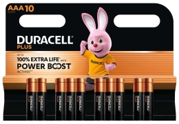 Duracell Plus Boost MN2400, BL10 AAA