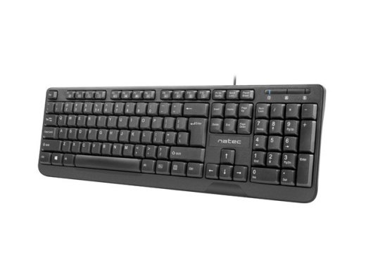 Keyboard Trout Slim 1.8m black USB