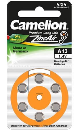 Camelion A13/DA13/ZL13 Zinc air cells 6 pc(s)