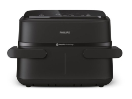 Philips Airfryer Dual Basket NA150/00 1000 Series Power 2450 W Capacity 7 L RapidAir Plus Black