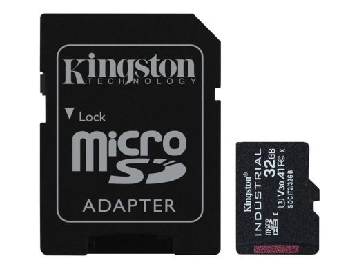 Kingston Flash-Card incl. SD-Adapter Industrial - microSDHC UHS-I - 32