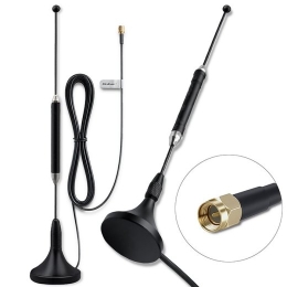Qoltec 4G LTE antenna 5dBi 600 2700 MHz SMA 3m
