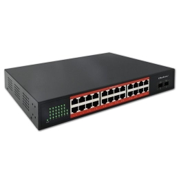 Qoltec SWITCH Gigabit Ethernet 24x RJ45 2x SFP 1000 Mb/s