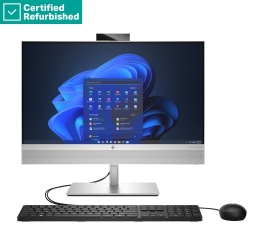 RENEW SILVER HP Elite 840 G9 AIO All-In-One 24 - i7-14700, 16GB, 512GB SSD, 23.8 FHD Non-Touch AG, FPR, Height Adjustable, USB Mouse, Win 11 Pro, 1...