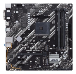 Mainboard ASUS AMD B550 SAM4 MicroATX 2xPCI-Express 3.0 1x 2xM.2 1xPCI-Express 4.0 16x Memory DDR4 Memory slots 4 1x15pin D-sub 1xDVI 1xHDMI 6xUSB...