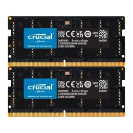 Crucial RAM CT2K32G48C40S5 - 64 (2 x 32 Kit) - DDR5 4800 SO-DIMM CL40