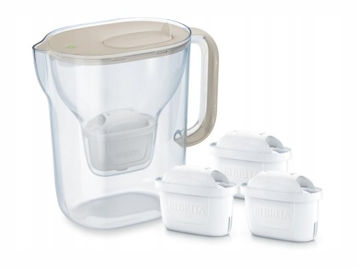BRITA Style ESSENTIAL XL sand filter jug + 3 x MX Pro Pure Performance filter
