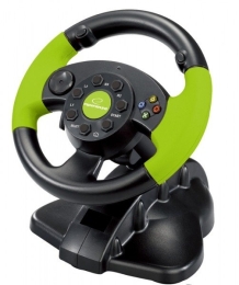 STEERING WHEEL EG104 PC/PS3 X-BOX 360, VIBRATION FOR