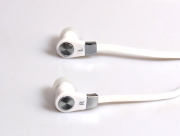 MAGICSOUND DS-2 - STEREO EARPHONES WITH MICROPHONE, WHITE