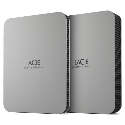 External HDD LACIE Mobile Drive 5TB USB-C Colour Silver STLP5000400