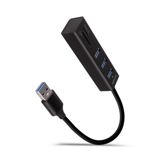 AXAGON SuperSpeed USB-A Hub and Card Reader HMA-CR3A