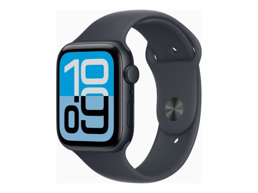Apple Watch SE 3 GPS + Cellular 44mm Midnight Aluminium Case with Midnight Sport Band - M/L Apple