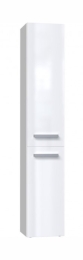 Bathroom cabinet NEL II 31x30x174 cm, white, glossy