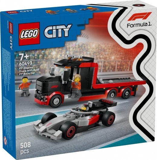 LEGO City 60493 F1 Display Truck with Audi F1 Race Car