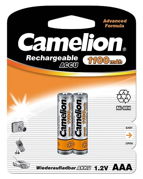 Camelion AAA/HR03 1100 mAh Rechargeable Batteries Ni-MH 2 pc(s)