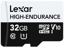 Memory card microSD High Endurance 32GB C10 A1 U1 V10 100/30MB/s