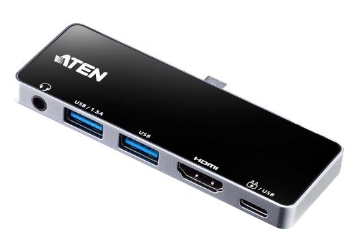 Aten UH3238 USB-C Travel Dock with Power Pass-Through Aten USB-C Travel Dock with Power Pass-Through UH3238-AT Dock