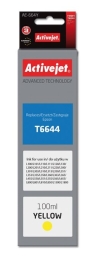 Activejet AE-664Y Ink Bottle (Replacement Epson T6644; Supreme; 100 ml; Yellow)