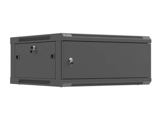 Lanberg Wall mounted installation cabinet 19" 4U 600X600 WF01-6604-00B Black