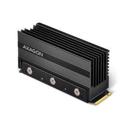 AXAGON Passive aluminum heatsink for single-sided and double-sided M.2 SSD disks, size 2280, height 36 mm CLR-M2XL