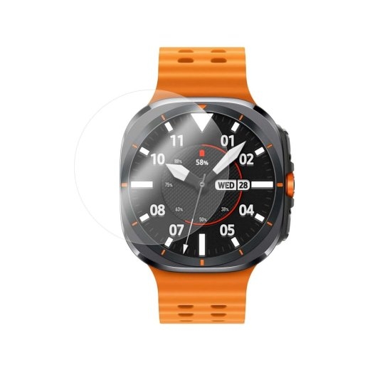 Fixed Protective Tempered Glass for smartwatch Samsung Galaxy Watch Ultra, 2pcs Clear