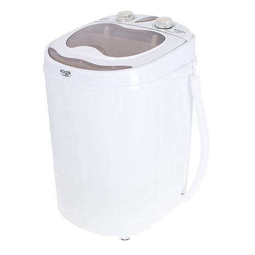 Adler Mini washing machine AD 8055 Top loading Washing capacity 3 kg Depth 37 cm Width 36 cm White