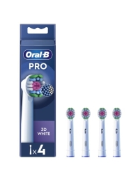 Oral-B Replaceable toothbrush heads EB18-4 3D White Pro Heads For adults White