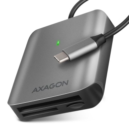 AXAGON Aluminum high-speed USB-C 3.2 Gen 1 memory card reader, 3 slots CRE-S3C