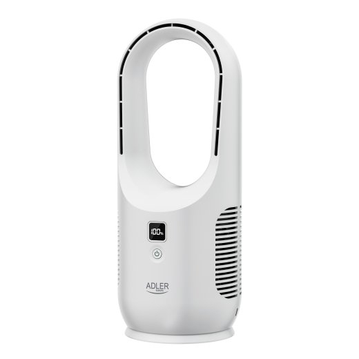 Adler Bladeless Rechargeable Fan AD 7343 Desk Fan Diameter 14 cm Number of speeds 3 White
