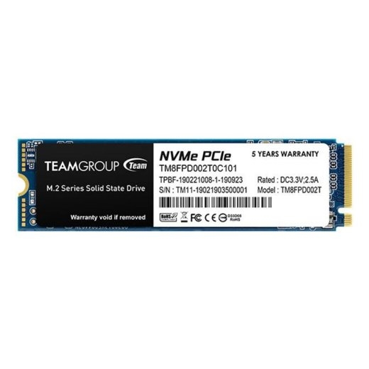 Team Group SSD MP33 Pro - 2 TB - M.2 2280 - PCIe 3.0 x4 NVMe