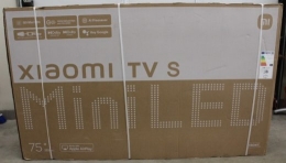 SALE OUT. Xiaomi TV S Mini 2025 75" (3840 x 2160) Xiaomi TV S Mini LED 2025 75 Smart TV Google TV UHD Black DAMAGED PACKAGING 32