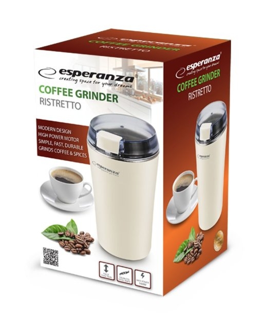 Ristretto coffee grinder white