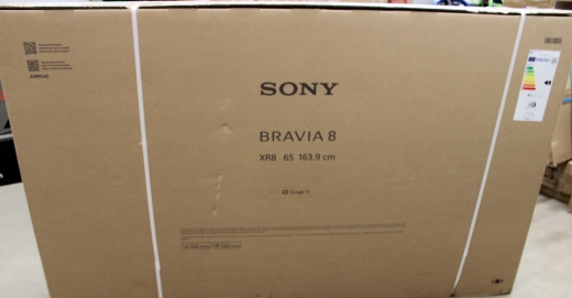 SALE OUT. Sony K65XR80P Bravia 8 65" (164cm) 4K Ultra HD Smart Google OLED TV Sony K65XR80PAEP 65 Smart TV Google TV 4K UHD Black DAMAGED PACKAGING