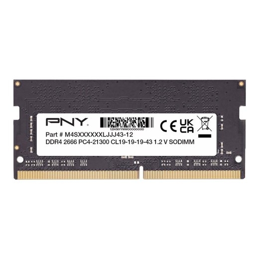 PNY MN8GSD42666 memory module 8 1 x 8 DDR4 260-pin SO-DIMM