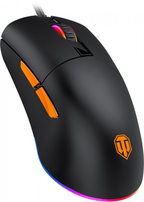Wired gaming mouse INDRUDER WT200 sensor Pixart 3327 ultralight - limited edition WORLD OF TANKS