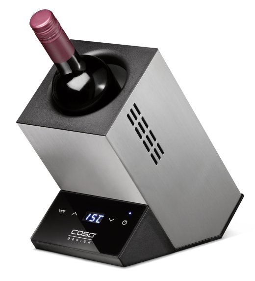 Caso Wine cooler for one bottle WineCase One Energy efficiency class Not apply Free standing Bottles capacity 1 Inox