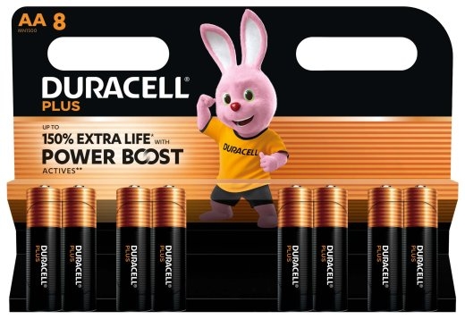 Duracell Plus Boost MN1500 BL8 AA