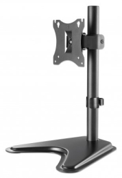 Manhattan Desk Mount for TV & Monitors, Stand Assembly, Tilt/Swivel/Rotation, For screens 10" to 27", VESA compatibility: 75x75 and 100x100mm - che...