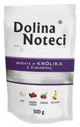 DOLINA NOTECI Premium Rich in rabbit with cranberries - Wet dog food - 500 g