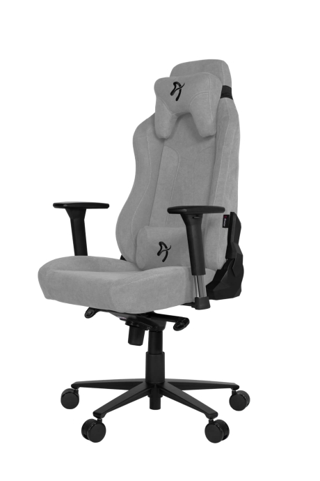 Arozzi Fabric Upholstery Gaming chair Vernazza Soft Fabric Light Grey