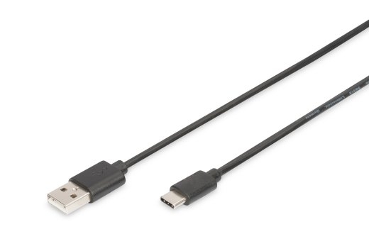 Digitus USB Type-C connection cable, type USB-A - USB-C AK-300154-010-S