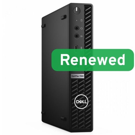DELL Renewed Grade A OptiPlex 7080 Micro Intel Core i5 i5‑10500T 16 SSD 256 Intel UHD Graphics 630 Windows 11 Pro